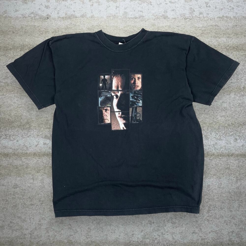 Vintage 90s Night Watch Promo Shirt Mens XL Jet Black Horror Thriller Movie